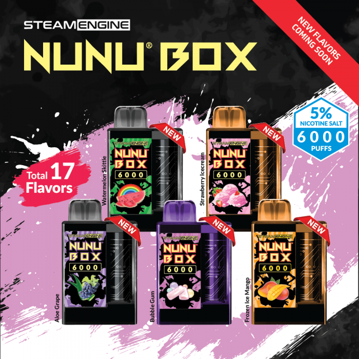 NUNU BOX [ Nicotine Salt 5% ] [ 5 Pcs ]